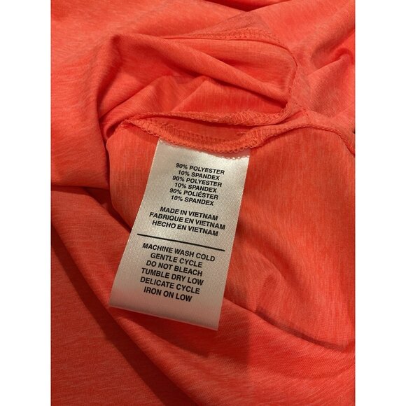 London Fog Men's Poly Textured Space Dye Polo XX-Large Fizzy Coral NWT - Picture 4 of 6